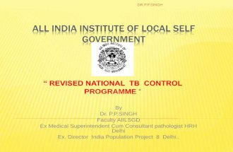 Revised National TB control Progrramme
