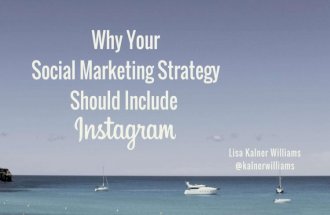 Why Your Social Media Marketing Strategy Should Include Instagram