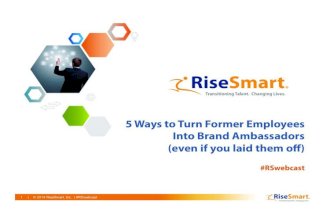 5 Ways to Turn Former Employees Into Brand Ambassadors
