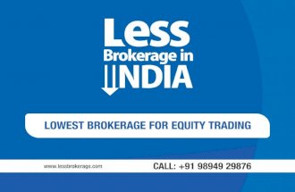 Lowest Brokerage For Equity Trading