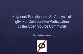 Keyboard Participation: An Analysis of 'g0v' For Collaborative Participation by the Open Source Community