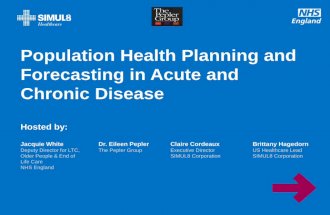 Population Health Planning for Chronic Disease