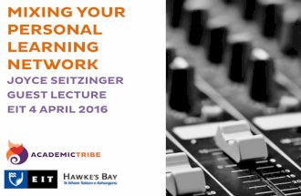 Mixing Your Personal Learning Network - EIT Guest Lecture