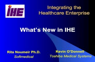 What's New in IHE
