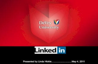 LinkedIn For College Students And Graduates 5.2011