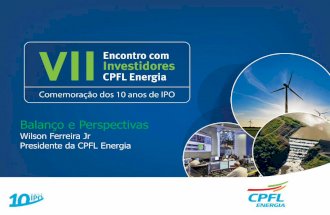 VII Encontro com Investidores - CPFL Energia