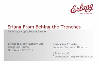 Erlang from behing the trenches by Francesco Cesarini