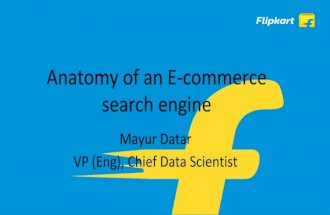 Anatomy of an eCommerce Search Engine by Mayur Datar