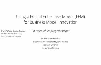 Using a Fractal Enterprise Model for Business Model Innovation