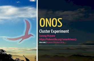 ONOS SDN Controller - Clustering Tests & Experiments