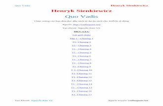 Quo Vadis - Henryk Sienkiewicz - echithai.comechithai.com/ebook/classic/quovadis.pdf · đăng Những bức thư từ các chuyến đi (1876 -1878) cùng hàng loạt truyện ngắn