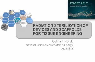 RADIATION STERILIZATION OF DEVICES AND SCAFFOLDS FOR ... · RADIATION STERILIZATION OF DEVICES AND SCAFFOLDS FOR TISSUE ENGINEERING Celina I. Horak National Commission of Atomic Energy