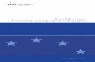2012-30 - Consultation Paper Technical Standards short ... · January 2012| ESMA/2012/30 Consultation Paper Draft technical standards on the Regulation (EU) xxxx/2012 of the European