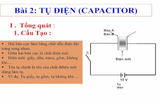 Bài 2: TỤ ĐIỆN (CAPACITOR) - imgs.khuyenmai.zing.vnimgs.khuyenmai.zing.vn/.../dien-dien-tu/baigiangdientucanban_bai2_9453.pdf · Tụ hóa có điện dung lớn từ 1 F –10.000