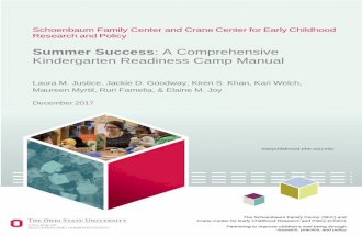 Summer Success: A Comprehensive Kindergarten Readiness ... · SUMMER SUCCESS 4 Introduction Summer Success is a kindergarten readiness program that was developed in consultation with