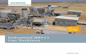 Industrial RB211 Gas Turbines - Siemens · Industrial RB211 Gas Turbines / 3 Offshore Applications Being an aero–derivative gas turbine, the Industrial RB211 is ideal for offshore