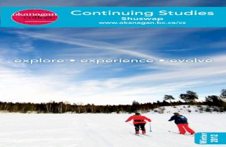 explore • experience • evolve - Okanagan CollegeArm+Winter+Spring+2012.pdf · BUSINESS 3 Business Introduction to Payroll This course introduces participants to payroll terminology
