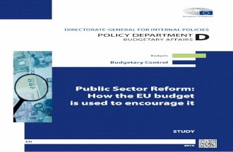 DIRECTORATE GENERAL FOR INTERNAL POLICIES2016... · This document was requested by the European Parliament's Committee on Budgetary Control. It designated Mr Brian Hayes (MEP) to