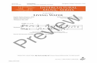 30141332 Living Water Zaragoza / Cortés / Francisco / Tri ... · Composers Rev. Manoling Francisco, SJ (Manila) and Mrs. Hai Trieu (Saigon) were given the texts and asked to compose