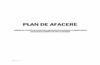 PLAN DE AFACERE - business-global.ro filePLAN DE AFACERE Infiintarea unei linii de productie a geamului termoizolator si utilaje pentru prelucrarea profilelor de PVC si aluminiu ...