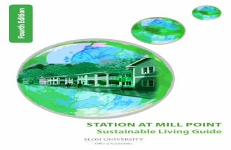 STATION AT MILL POINT Sustainable Living Guide Living Guide 16_Station... · The Station at Mill Point was designed and built using sustainable principles. More importantly, all of