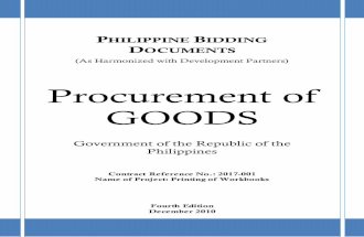 Procurement of GOODS - Naga Citynaga.gov.ph/wp-content/uploads/2017/01/pbd_2017-001.pdfPHILIPPINE BIDDING DOCUMENTS (As Harmonized with Development Partners) Procurement of GOODS Government