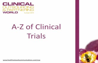 A-Z of Clinical Trials - stem-art.com clinical trials e-book.pdfow Big Data –The amount of data available to life sciences organisations has expanded hugely over the last few years
