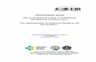 THE 4 INTERNATIONAL CONFERENCE ON HEALTH SCIENCE …eprints.poltekkesjogja.ac.id/320/1/Naskah P.04. Fery Lusviana W...Proceeding of The 4 th International Conference on Health Science