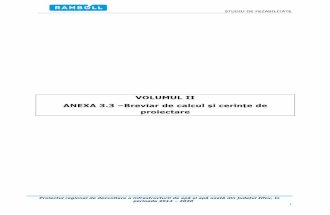 VOLUMUL II ANEXA 3.3 Breviar de calcul și cerințe deprimaria-clinceni.ro/wp-content/uploads/2018/08/Anexa-3.3_rev-Breviar-apa.pdf · si canalizare, cu prepararea centralizata a