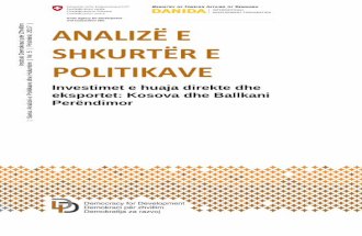 n SHKURTËR E m POLITIKAVE - d4d-ks.org · Punimi i përgatitur nga: Agon Nixha “Ky botim (ose publikim) është realizuar me përkrahjen e projektit Promovimi i Shoqërisë Demokratike
