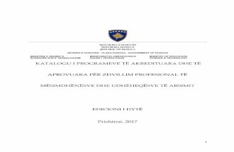 Katalogu i programeve te akredituara Version Final 21112017shfmu.com/wp-content/uploads/2018/07/katalogu-i-programeve-te-akredituara.pdf · Rindertimi akademik në europen juglindore