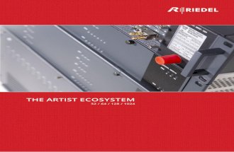 THE ARTIST ECOSYSTEM - riedel.net · Artist-1024 also introduces a new customer-friendly, fl exible licensing scheme with frame-level licensing instead of connectivity-type licensing.