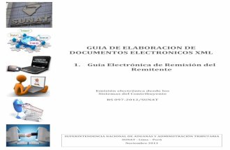 1. Guía Electrónica de Remisión del Remitentecpe.sunat.gob.pe/sites/default/files/inline-files/Guia_GUIA_REMISION... · Guía de elaboración de documentos electrónicos XML -