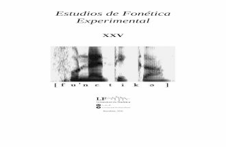 Estudios de Fonética Experimental - stel.ub.edustel.ub.edu/labfon/sites/default/files/EFEXXV_Ramirez.pdf · de los sonidos en su materialidad (Trubetzkoy, 1976 [1939]:4-5). 1 Una