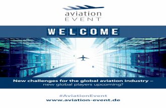 #AviationEvent  fileNew challenges for the global aviation industry – new global players upcoming? #AviationEvent