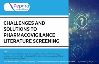 Challenges in Pharmacovigilance Literature Screening - Pepgra Healthcare