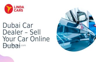 Dubai Car Dealer – Sell Your Car Online Dubai: