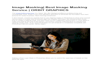 Image masking service | ORBIT GRAPHICS
