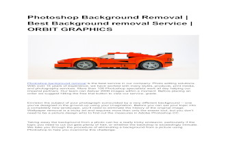 Background Remove | Photoshop Background Removal Service | ORBIT GRAPHICS
