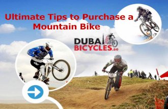 Ultimate Tips to Purchase a Mountain Bike