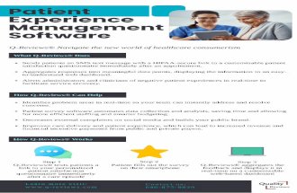 Patient Experience Management Software