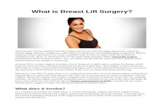 What is Breast Lift Surgery?
