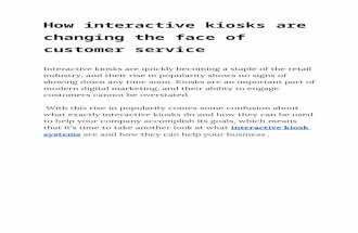 How interactive kiosks are changing the face of customer service