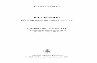 San Rafael. El buen "ángel de Dios" (Tob 5,21), Colección Bíblica 4 (22 de octubre de 2011) 44pp.
