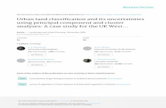 Urban land classification and its uncertainties using principal component and cluster analyses: A case study for the UK West Midlands