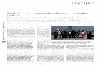 South-South entrepreneurial collaboration in health biotech