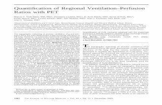 Quantification of Regional Ventilation-Perfusion Ratios with PET