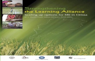 SRI Orissa strengthening learning alliance