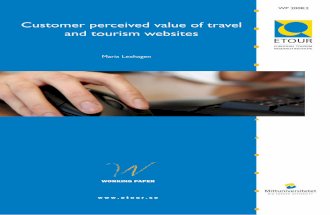 Customer Perceived Value of Travel and Tourism Web Sites