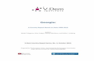 Georgia: A Country Report Based on Data, 1990-2012